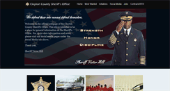 Desktop Screenshot of claytonsheriff.com